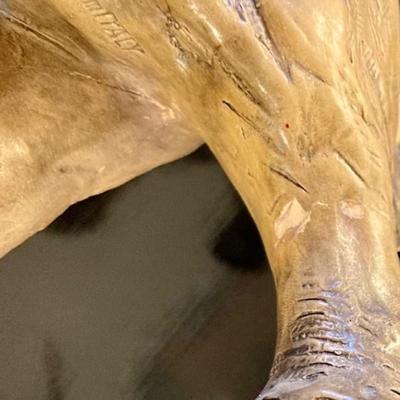 Two Vintage Elephant Scuptures By Guido Cacciapuoti