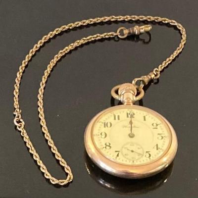 Vintage Hamilton Pocket Watch With Fob