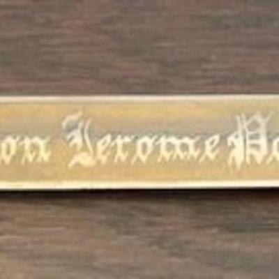 Antique Sword And Sheath Cincinatti Regalia Company
