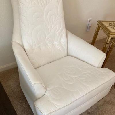 Vintage White Easy Chair