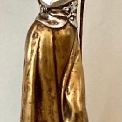 Vintage Ceramic Sculpture Of A Woman