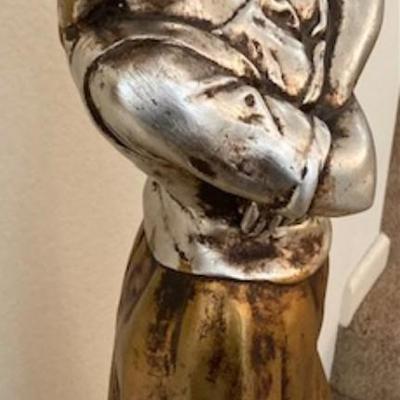 Vintage Ceramic Sculpture Of A Woman