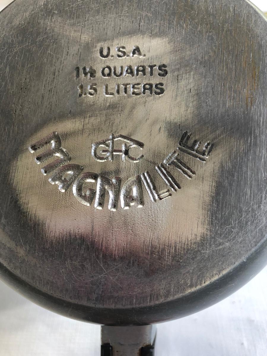 I found these magnalite pots at a garage sale and was wondering if