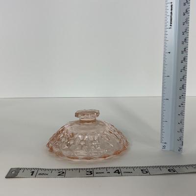 -206- GLASSWARE | Holiday Buttons & Bows Jeanette Glass Co. | Creamer & Sugar