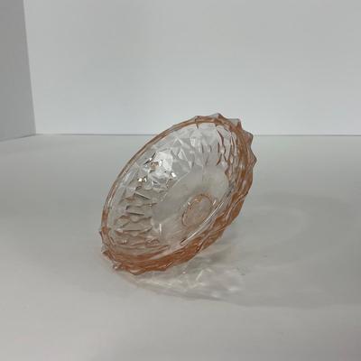 -206- GLASSWARE | Holiday Buttons & Bows Jeanette Glass Co. | Creamer & Sugar