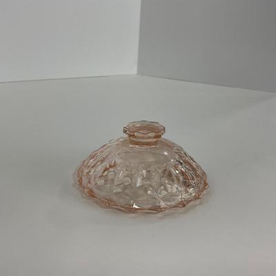 -206- GLASSWARE | Holiday Buttons & Bows Jeanette Glass Co. | Creamer & Sugar