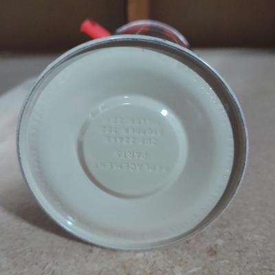 Two vintage Thermos' and a vintage General Electric Immersible brewer / perculator