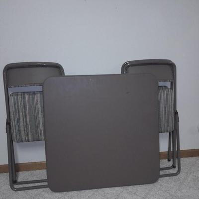 Cosco Inc. Card table and 4 matching chairs