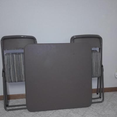 Cosco Inc. Card table and 4 matching chairs