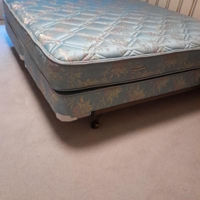 King Sized bed with Brass headboard