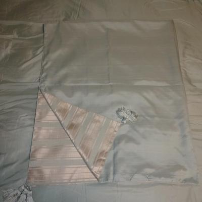 King sized Comforter, throw pillows, bed skirt, 4 valances, throw blanket and more