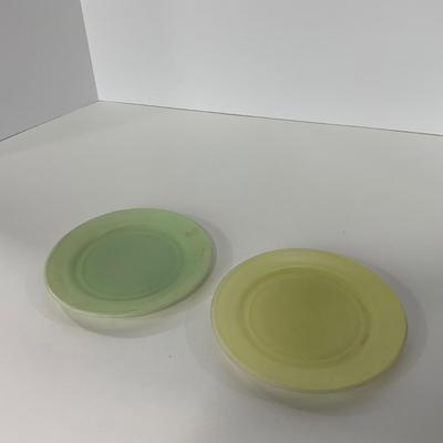 -210- GLASSWARE | Pastel Childrenâ€™s Set | Cups, Saucers, & Plates