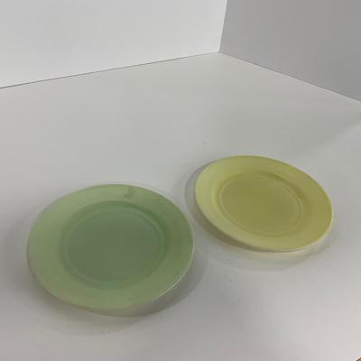 -210- GLASSWARE | Pastel Childrenâ€™s Set | Cups, Saucers, & Plates