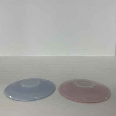 -210- GLASSWARE | Pastel Childrenâ€™s Set | Cups, Saucers, & Plates