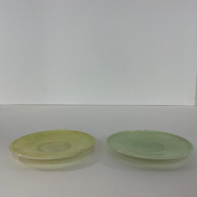 -210- GLASSWARE | Pastel Childrenâ€™s Set | Cups, Saucers, & Plates