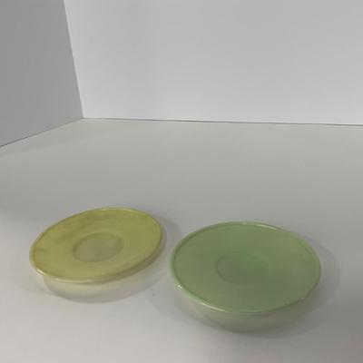 -210- GLASSWARE | Pastel Childrenâ€™s Set | Cups, Saucers, & Plates