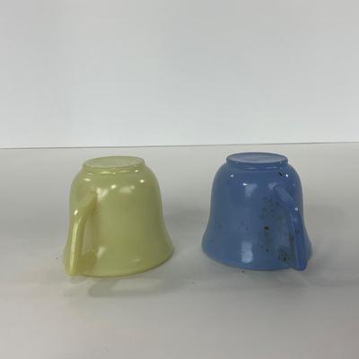 -210- GLASSWARE | Pastel Childrenâ€™s Set | Cups, Saucers, & Plates