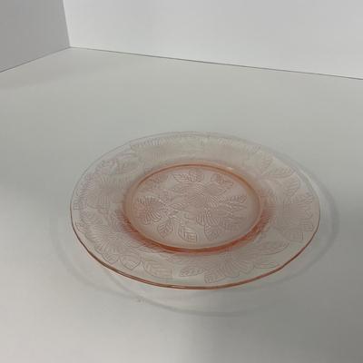 -212- GLASSWARE | Pink Dogwood Macbeth Evans Co. | Small Plates