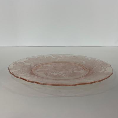 -212- GLASSWARE | Pink Dogwood Macbeth Evans Co. | Small Plates