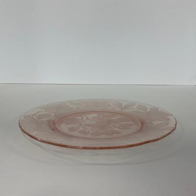 -212- GLASSWARE | Pink Dogwood Macbeth Evans Co. | Small Plates