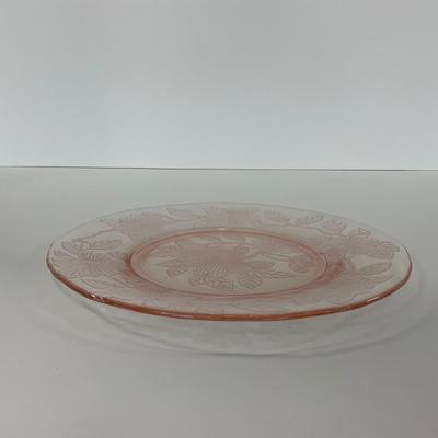 -212- GLASSWARE | Pink Dogwood Macbeth Evans Co. | Small Plates