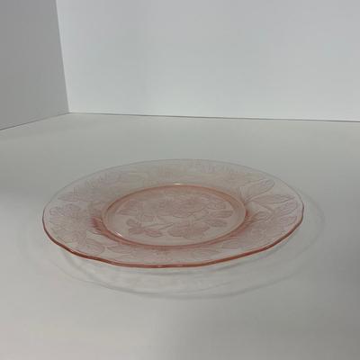 -212- GLASSWARE | Pink Dogwood Macbeth Evans Co. | Small Plates