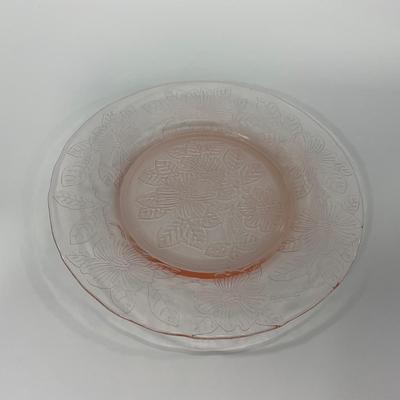 -212- GLASSWARE | Pink Dogwood Macbeth Evans Co. | Small Plates