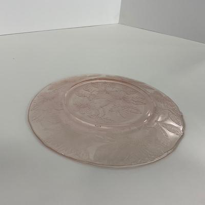 -212- GLASSWARE | Pink Dogwood Macbeth Evans Co. | Small Plates