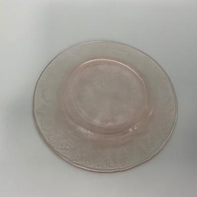 -212- GLASSWARE | Pink Dogwood Macbeth Evans Co. | Small Plates