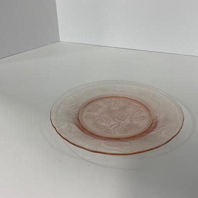 -212- GLASSWARE | Pink Dogwood Macbeth Evans Co. | Small Plates