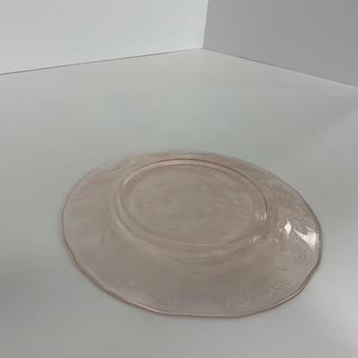 -212- GLASSWARE | Pink Dogwood Macbeth Evans Co. | Small Plates