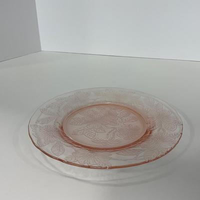 -212- GLASSWARE | Pink Dogwood Macbeth Evans Co. | Small Plates