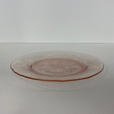 -212- GLASSWARE | Pink Dogwood Macbeth Evans Co. | Small Plates