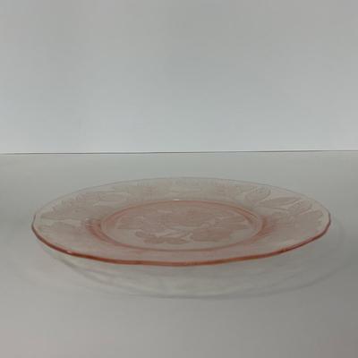 -212- GLASSWARE | Pink Dogwood Macbeth Evans Co. | Small Plates