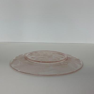 -212- GLASSWARE | Pink Dogwood Macbeth Evans Co. | Small Plates