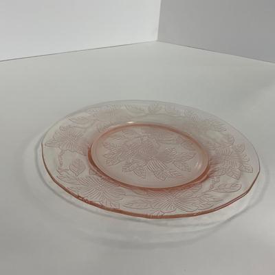 -212- GLASSWARE | Pink Dogwood Macbeth Evans Co. | Small Plates