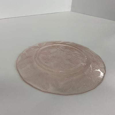 -212- GLASSWARE | Pink Dogwood Macbeth Evans Co. | Small Plates