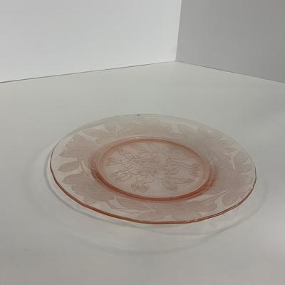 -212- GLASSWARE | Pink Dogwood Macbeth Evans Co. | Small Plates