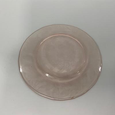 -212- GLASSWARE | Pink Dogwood Macbeth Evans Co. | Small Plates