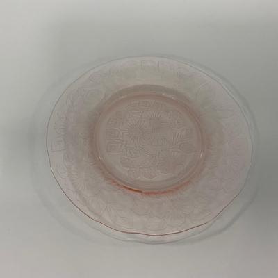 -212- GLASSWARE | Pink Dogwood Macbeth Evans Co. | Small Plates