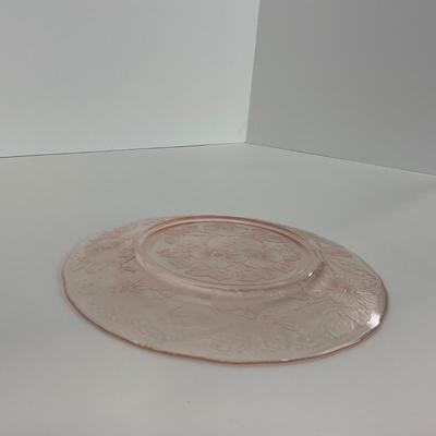 -212- GLASSWARE | Pink Dogwood Macbeth Evans Co. | Small Plates
