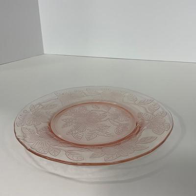 -212- GLASSWARE | Pink Dogwood Macbeth Evans Co. | Small Plates
