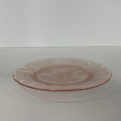 -212- GLASSWARE | Pink Dogwood Macbeth Evans Co. | Small Plates