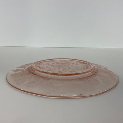 -212- GLASSWARE | Pink Dogwood Macbeth Evans Co. | Small Plates