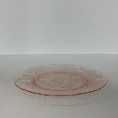 -212- GLASSWARE | Pink Dogwood Macbeth Evans Co. | Small Plates