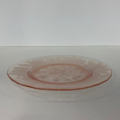 -212- GLASSWARE | Pink Dogwood Macbeth Evans Co. | Small Plates