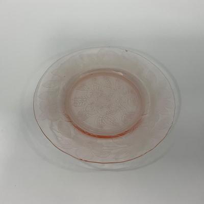 -212- GLASSWARE | Pink Dogwood Macbeth Evans Co. | Small Plates