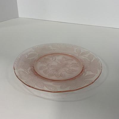 -212- GLASSWARE | Pink Dogwood Macbeth Evans Co. | Small Plates