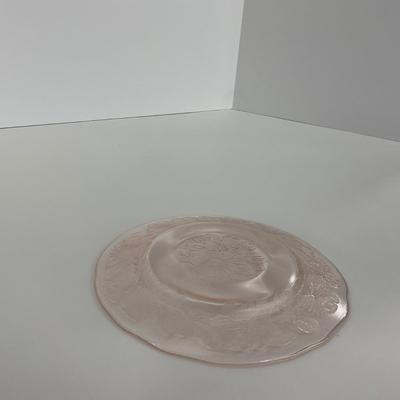 -213- GLASSWARE | Pink Dogwood Macbeth Evans Co. | Cups & Saucers