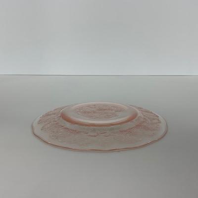 -213- GLASSWARE | Pink Dogwood Macbeth Evans Co. | Cups & Saucers